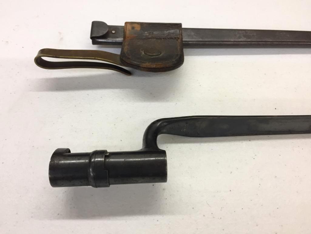 Trapdoor Bayonet with Scabbard and Frog