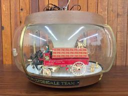 Vintage, Working, Budweiser Carousel Light