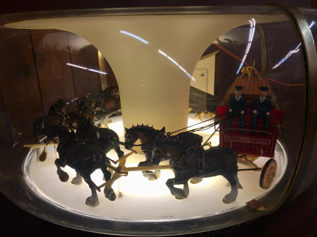 Vintage, Working, Budweiser Carousel Light