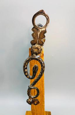 Unique Silver Inlay Snake Bit