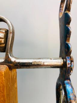 Unique Silver Inlay Snake Bit