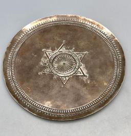 Sterling Silver Plate by Darrell Cadman