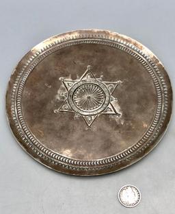 Sterling Silver Plate by Darrell Cadman