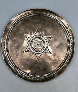 Sterling Silver Plate by Darrell Cadman