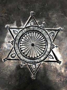 Sterling Silver Plate by Darrell Cadman
