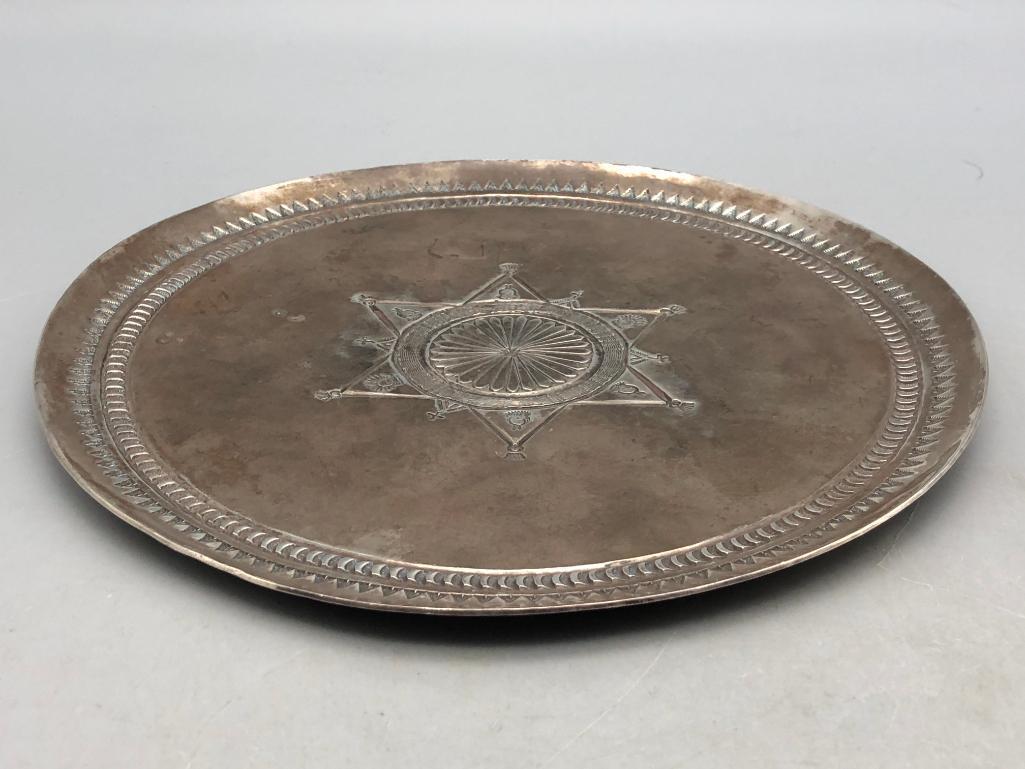 Sterling Silver Plate by Darrell Cadman