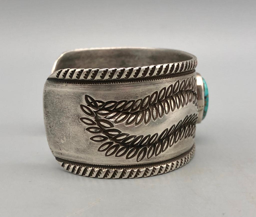 Nice Ingot and Turquoise Bracelet