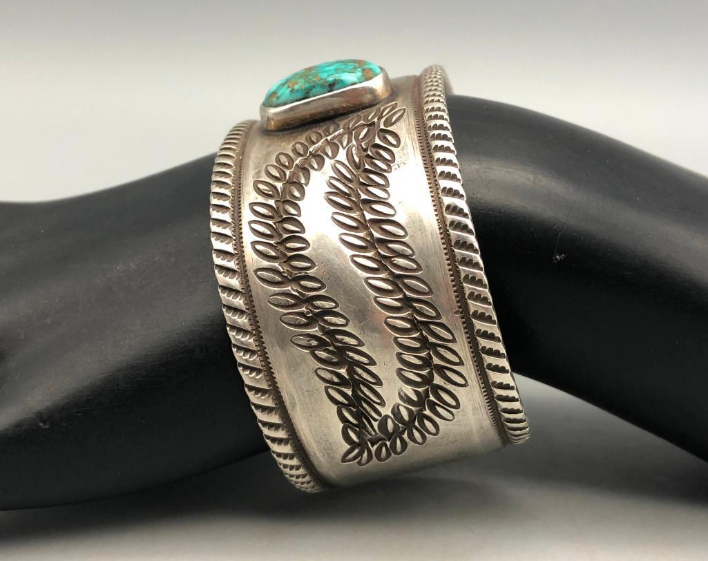 Nice Ingot and Turquoise Bracelet