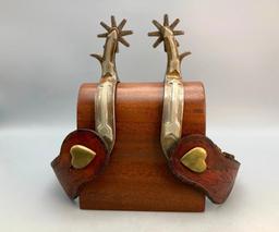Arrow Mounted Spurs by Bud Winbourn