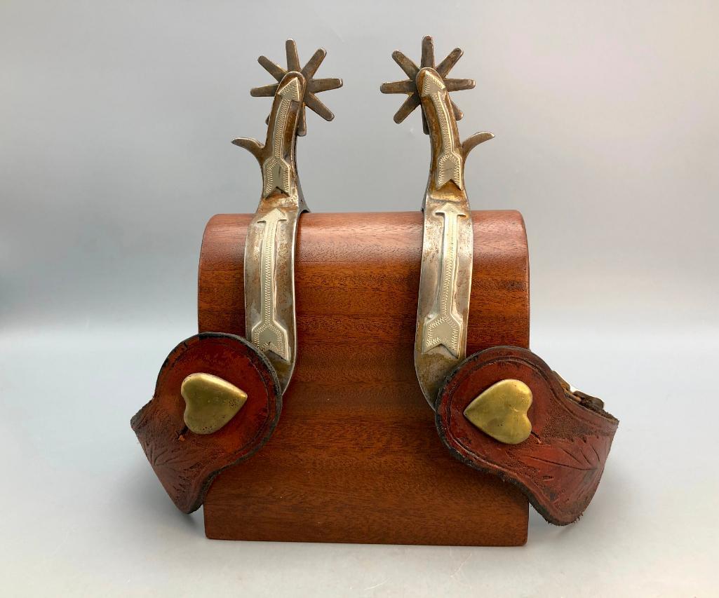 Arrow Mounted Spurs by Bud Winbourn