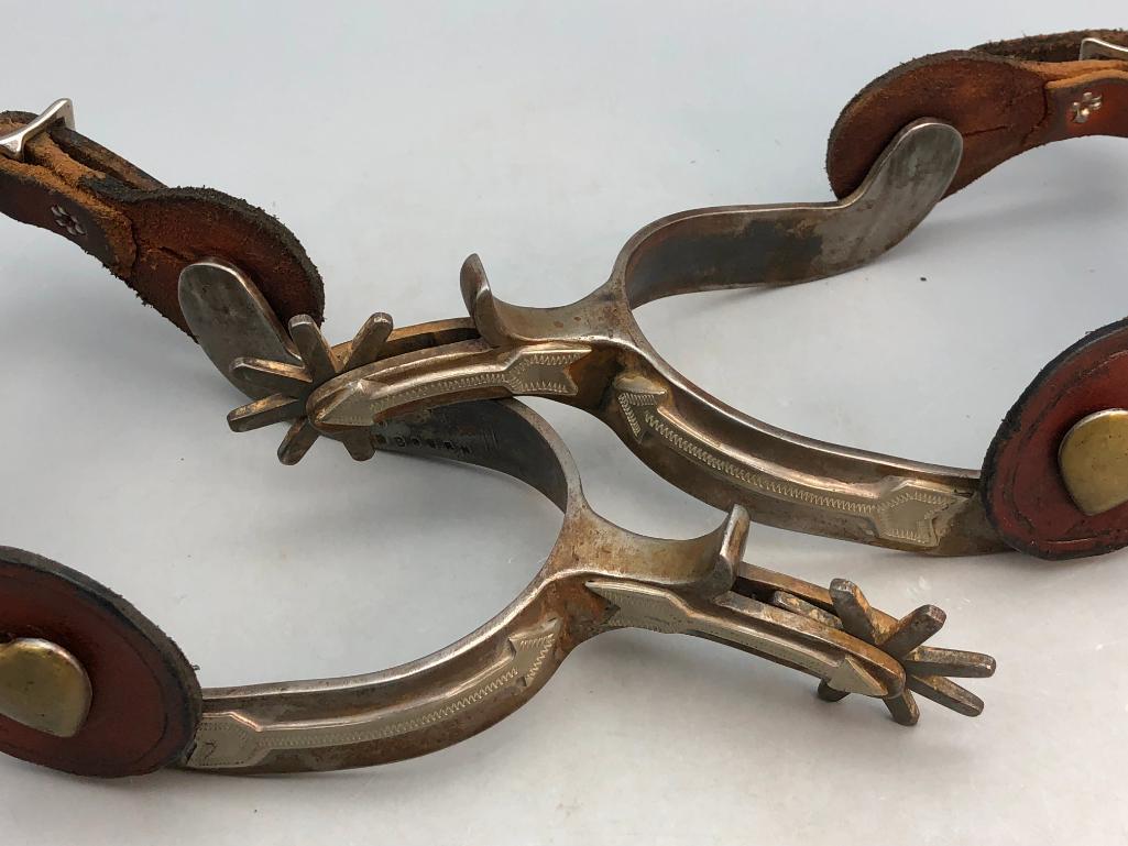 Arrow Mounted Spurs by Bud Winbourn