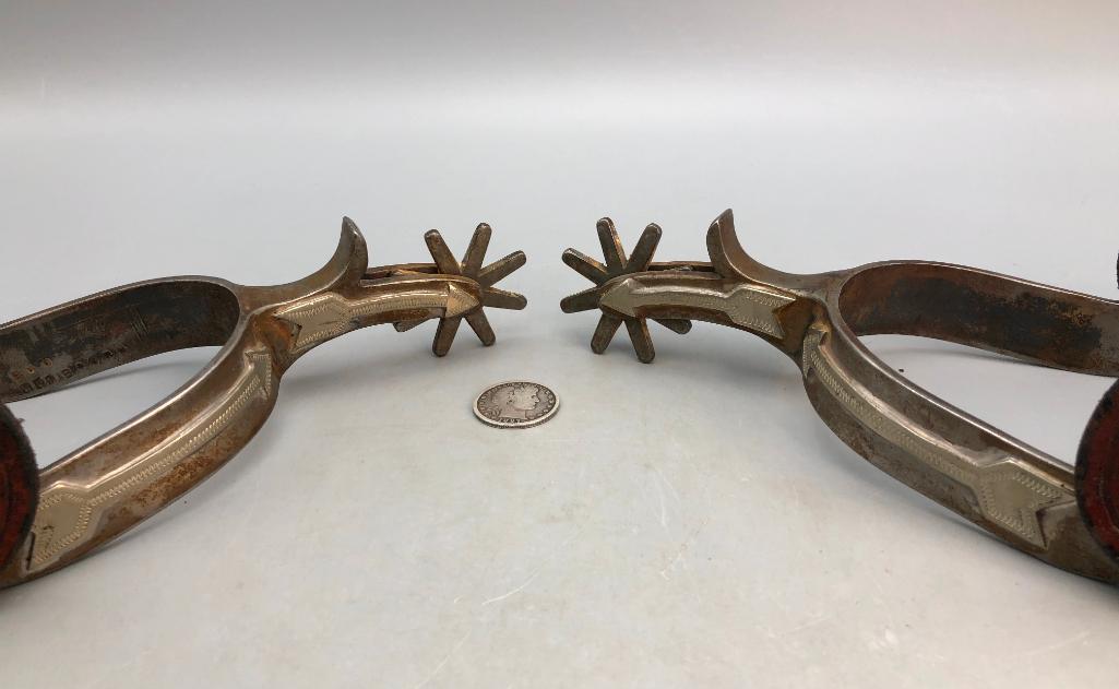 Arrow Mounted Spurs by Bud Winbourn