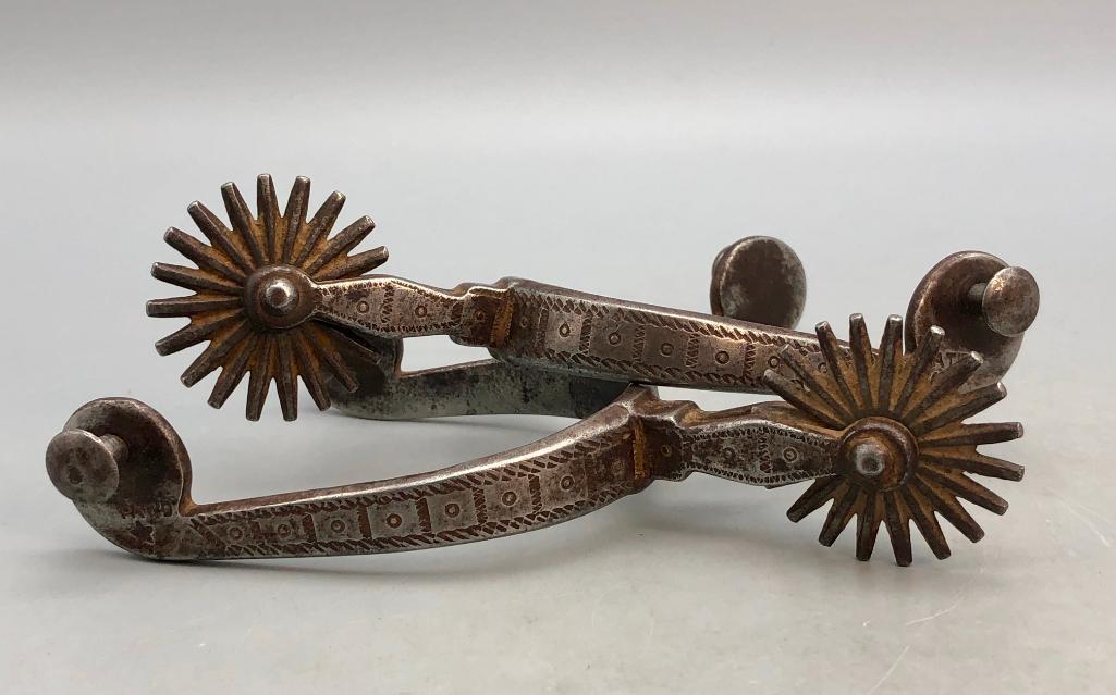 Pair of Early August Buermann Spurs