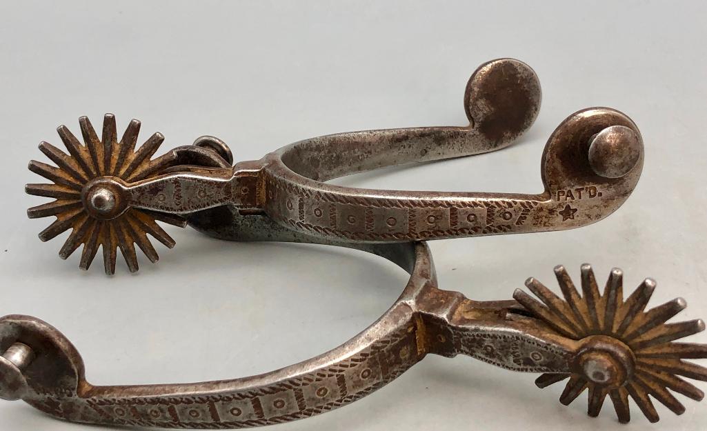Pair of Early August Buermann Spurs