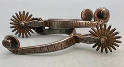 Pair of Early August Buermann Spurs