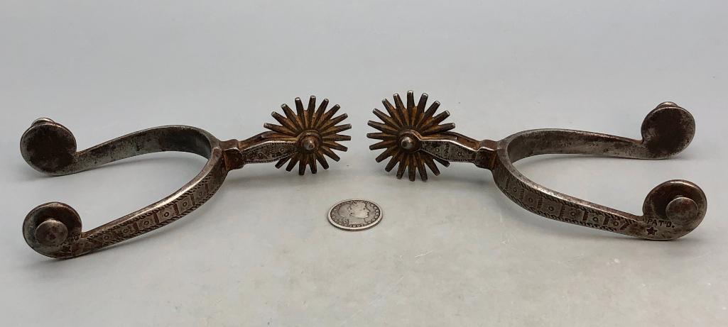 Pair of Early August Buermann Spurs