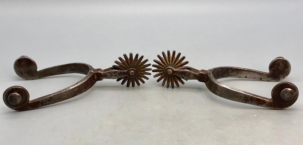 Pair of Early August Buermann Spurs
