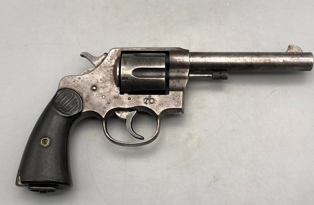 Colt New Service 44-40 double action revolver.