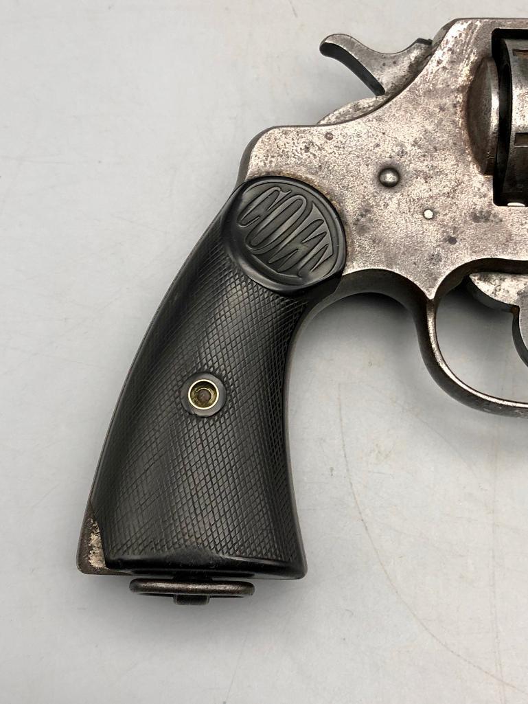 Colt New Service 44-40 double action revolver.