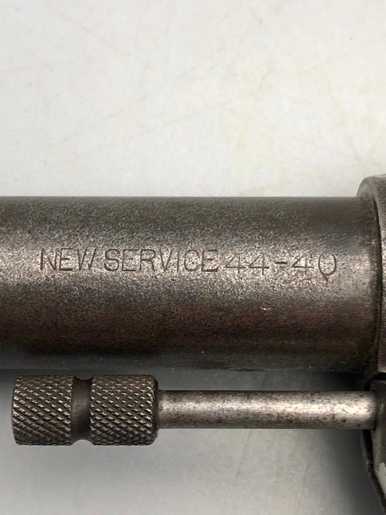 Colt New Service 44-40 double action revolver.