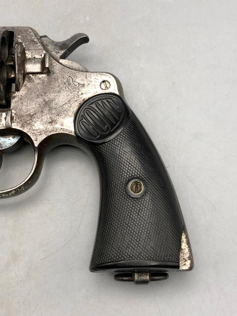 Colt New Service 44-40 double action revolver.
