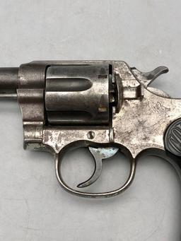 Colt New Service 44-40 double action revolver.