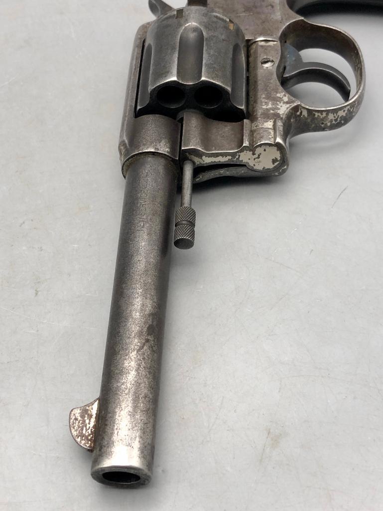Colt New Service 44-40 double action revolver.
