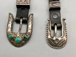 Two Vintage Ranger Buckle Sets