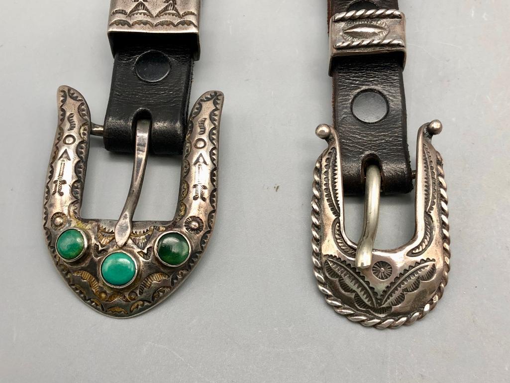Two Vintage Ranger Buckle Sets