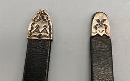 Two Vintage Ranger Buckle Sets