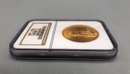 MS 62 St. Gauden $20 Gold Coin - 1927