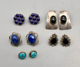 Group of Five Pairs of Earrings