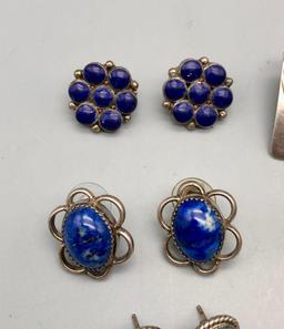 Group of Five Pairs of Earrings