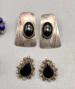 Group of Five Pairs of Earrings