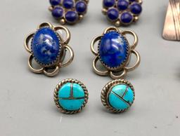 Group of Five Pairs of Earrings