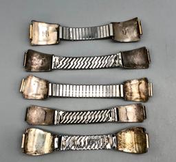 Group of Five Vintage Watch Tips