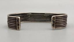 Wonderful Vintage Bracelet with Spiderweb Turquoise