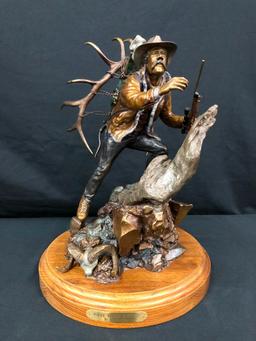 Where Horses Can't Go - A Bronze by Dennis Jones