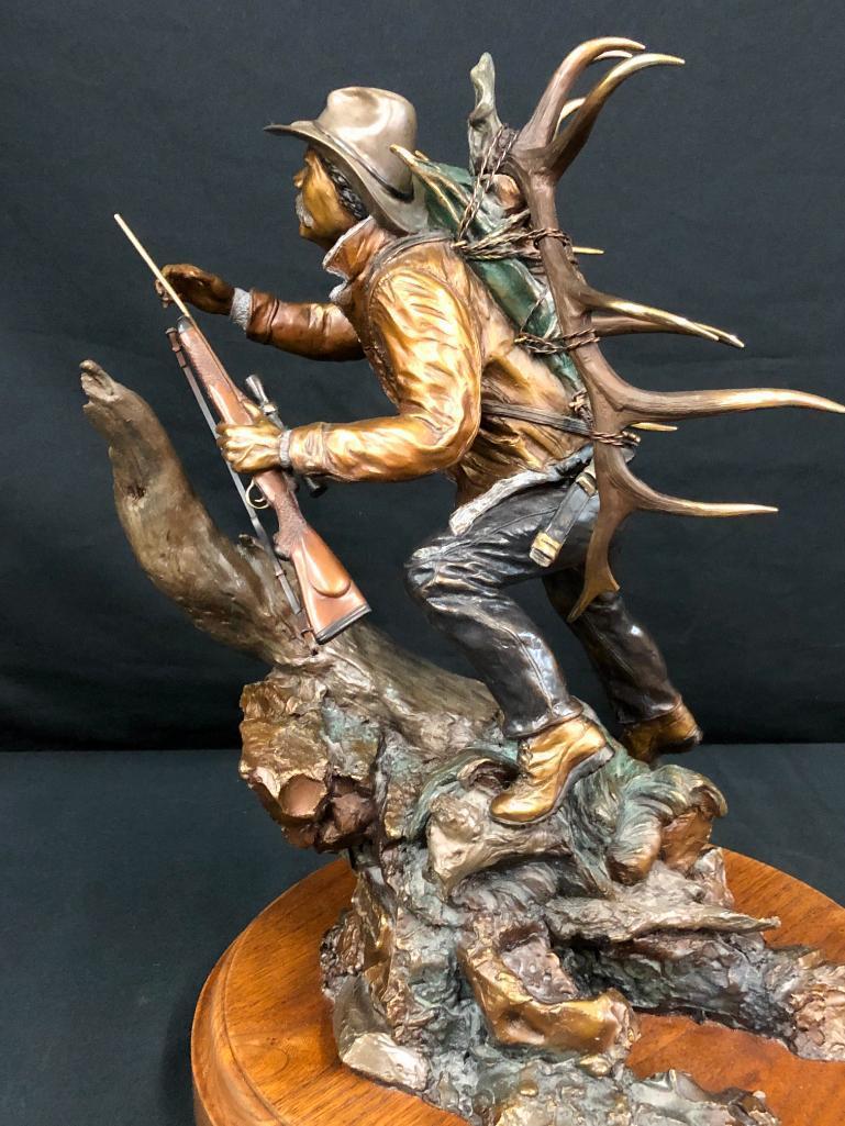 Where Horses Can't Go - A Bronze by Dennis Jones