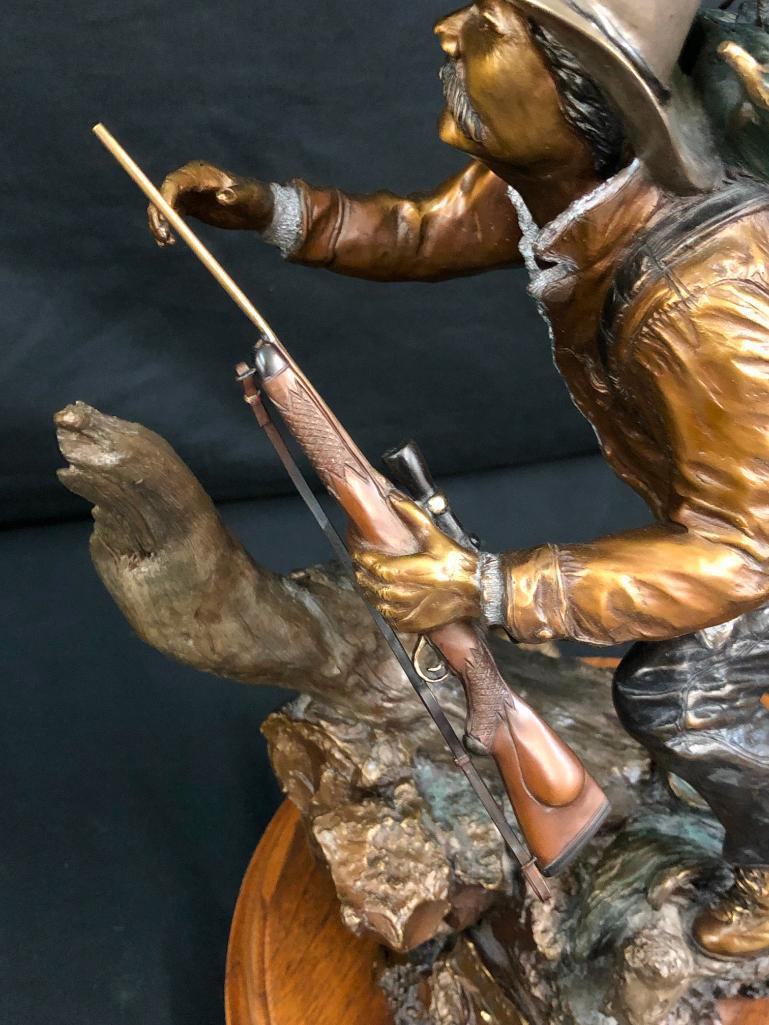 Where Horses Can't Go - A Bronze by Dennis Jones