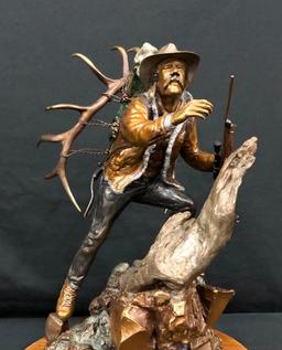 Where Horses Can't Go - A Bronze by Dennis Jones