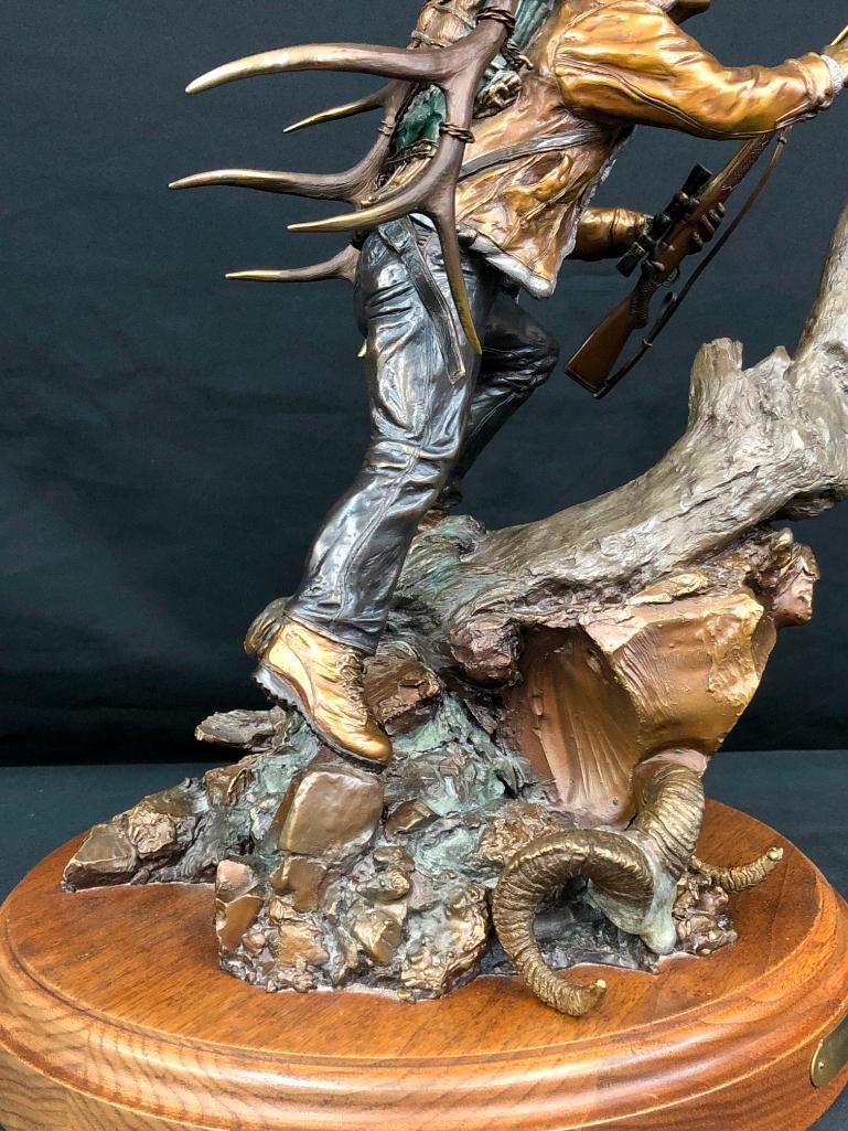 Where Horses Can't Go - A Bronze by Dennis Jones