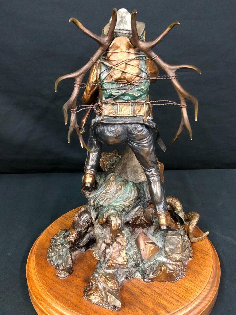 Where Horses Can't Go - A Bronze by Dennis Jones