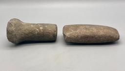 Prehistoric Stone Celt and Maul