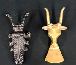 Two Whimsical Boot Jacks