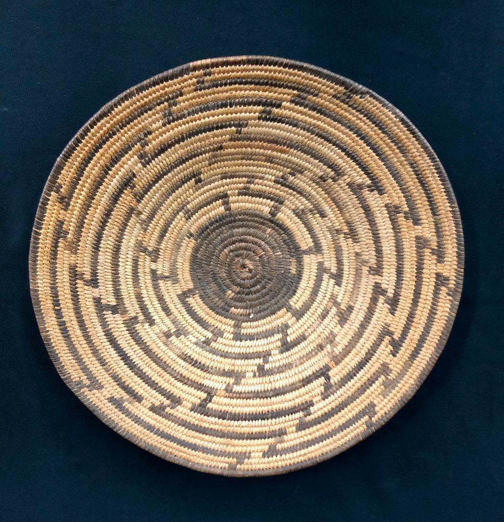 C. 1920s Era Pima "Whirlwind" Basket
