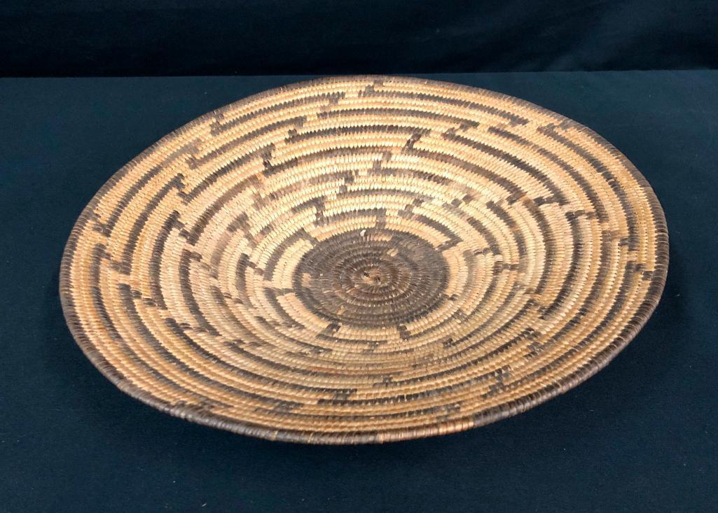 C. 1920s Era Pima "Whirlwind" Basket