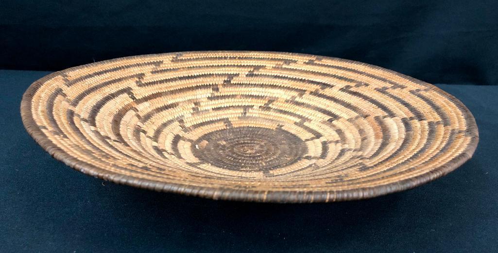 C. 1920s Era Pima "Whirlwind" Basket