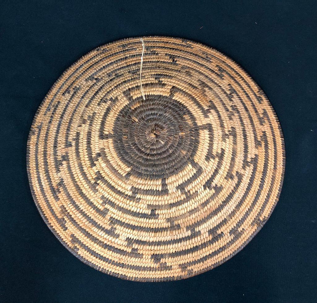 C. 1920s Era Pima "Whirlwind" Basket