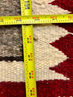 Circa 1950s Hand-spun Navajo Textile